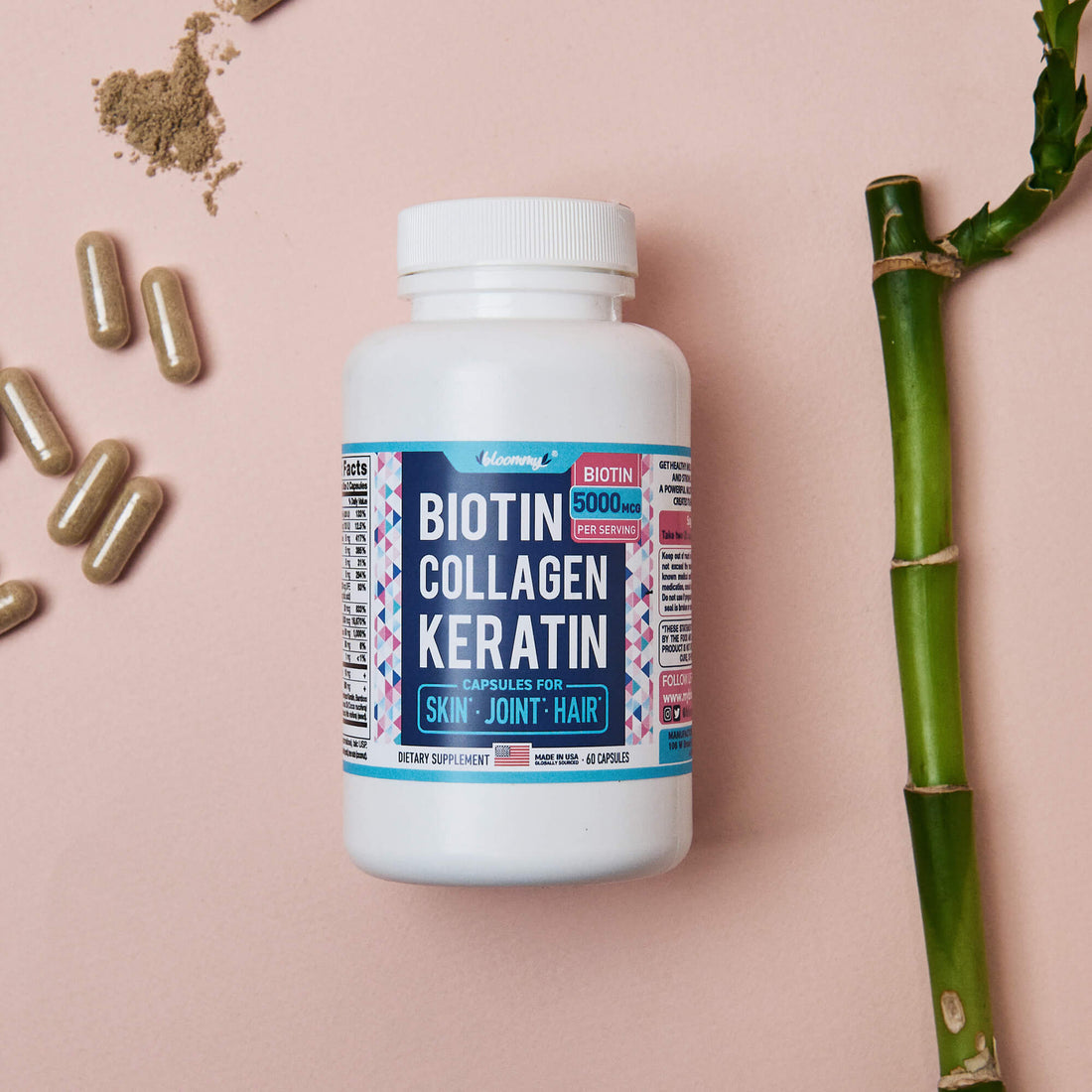 Biotin, Collagen & Keratin Capsules